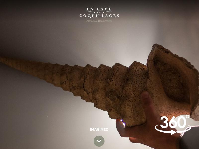 Visite virtuelle a 360 degres de la Cave aux Coquillages en Champagne.